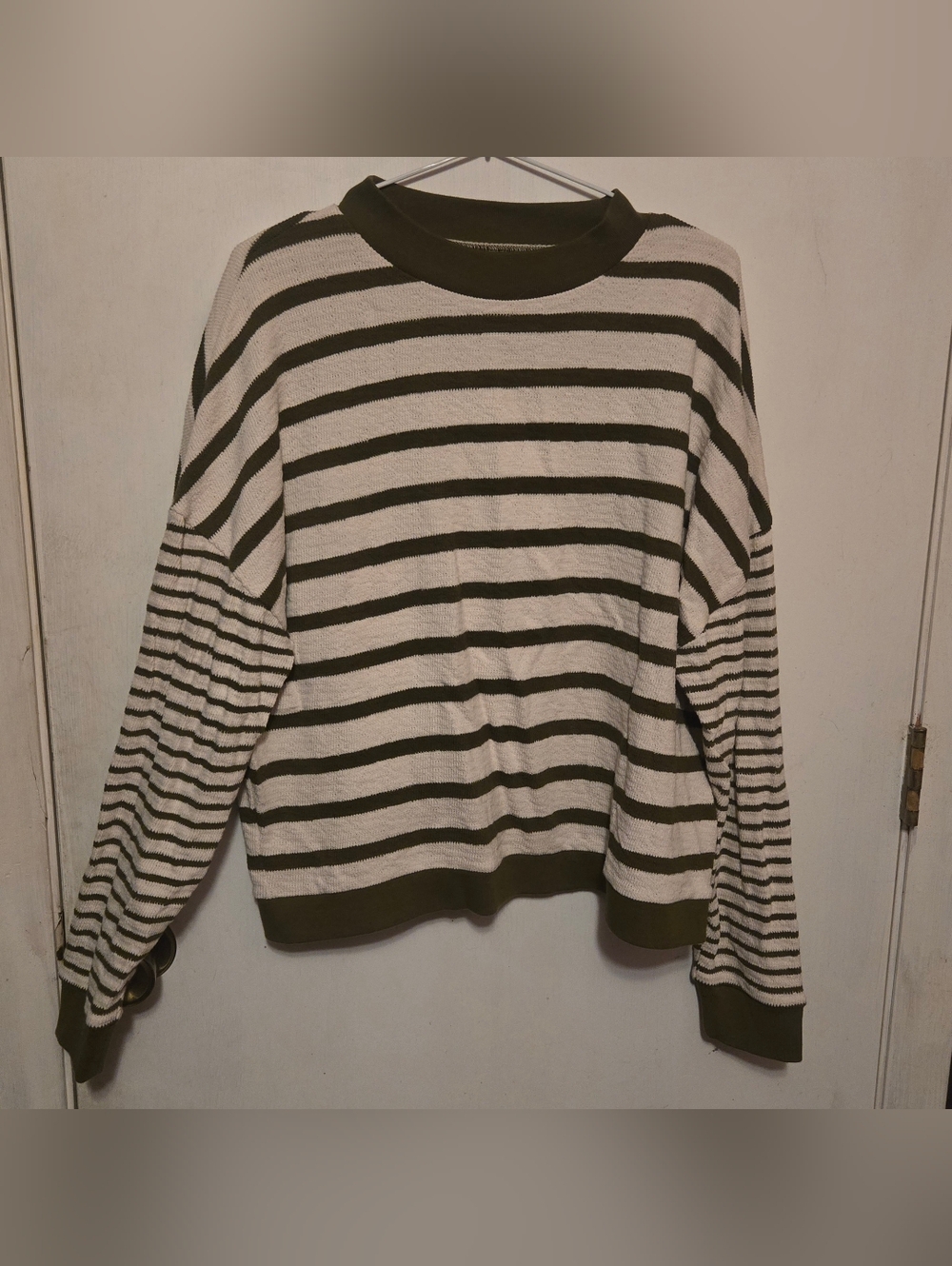 NWT Madewell Large Stripe Play Knit Top Sweater
